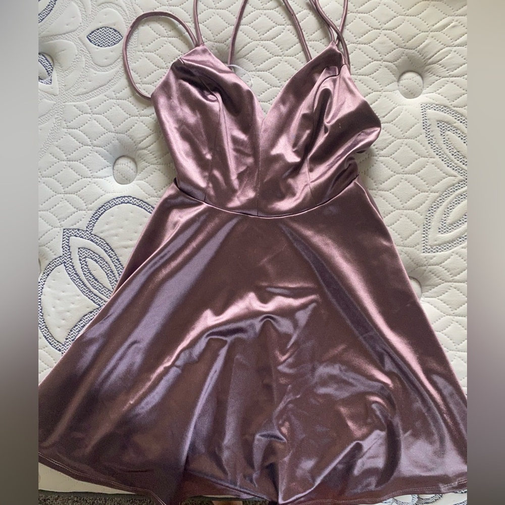 Windsor Satin Mini Dress